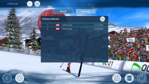 Zjazd w wykonaniu Grüner w Worms...